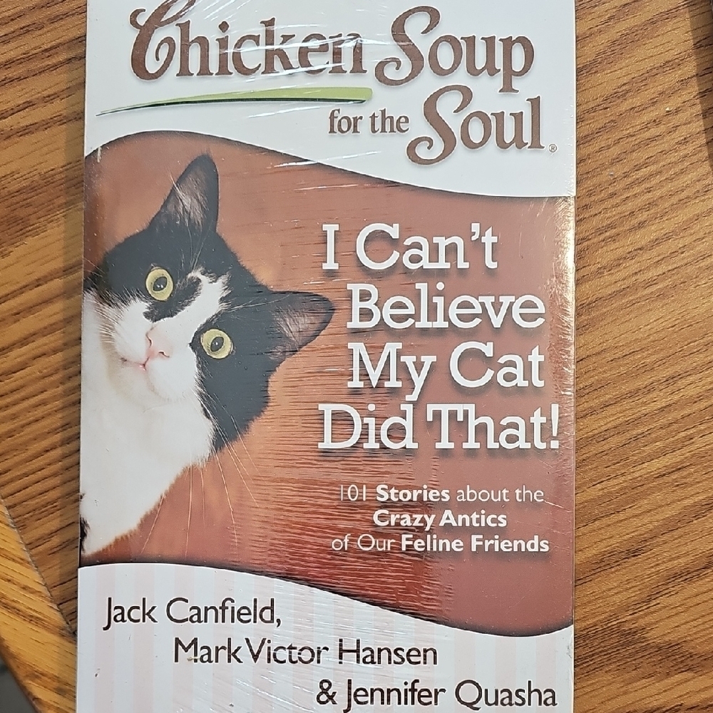 Chicken Soup For The Soul:NWT I Can't Believe My Cat Did That! BOOK NEW